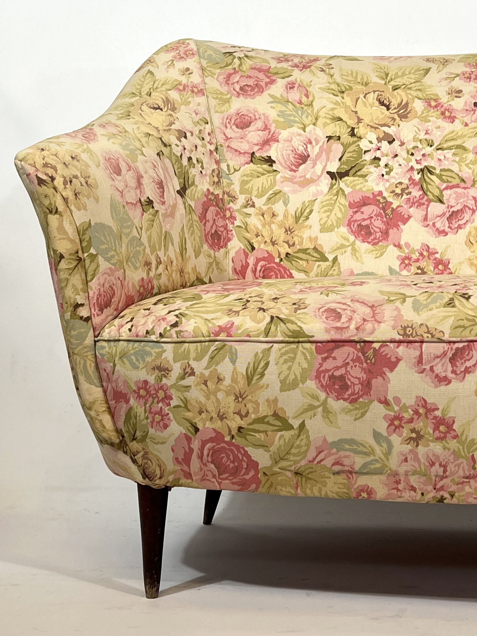 Mid-century Italian two-seater sofa