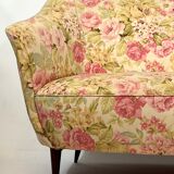 Mid-century Italian two-seater sofa