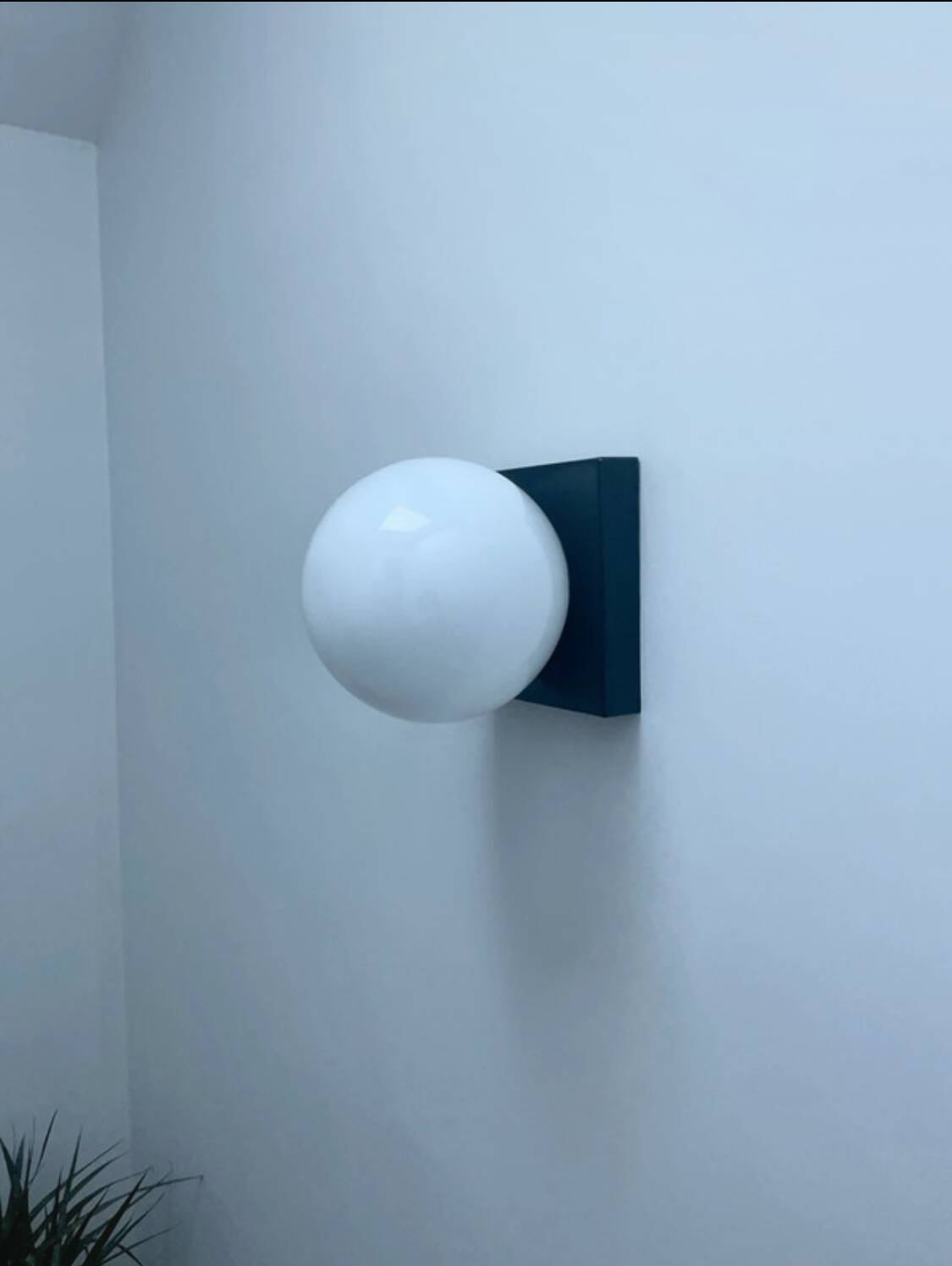 Vintage globe wall sconce