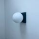 Vintage globe wall sconce