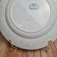Antique flat plate Creil & Montereau "garlands" blue decoration