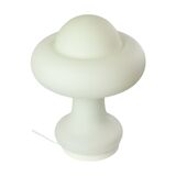 Lampe design champignon en verre dépoli mat Space Age Peill & Putzler