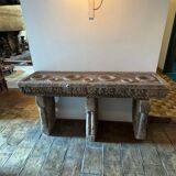 Indian stone console