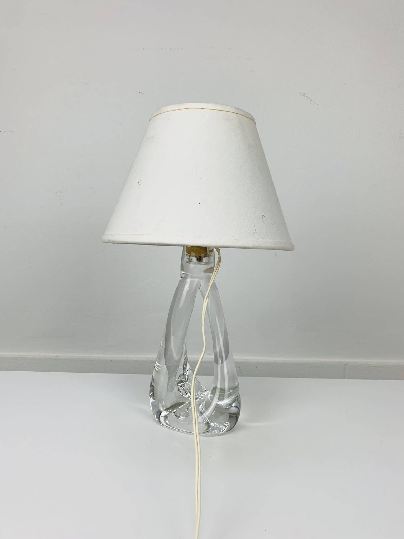 Lampe cristal vintage années 60