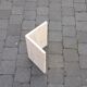 Travertine coffee table.