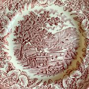 7 EIT England dessert plates