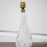 Vintage lamp, crystal lamp, table lamp, bedside lamp, asymmetrical lamp, 50's