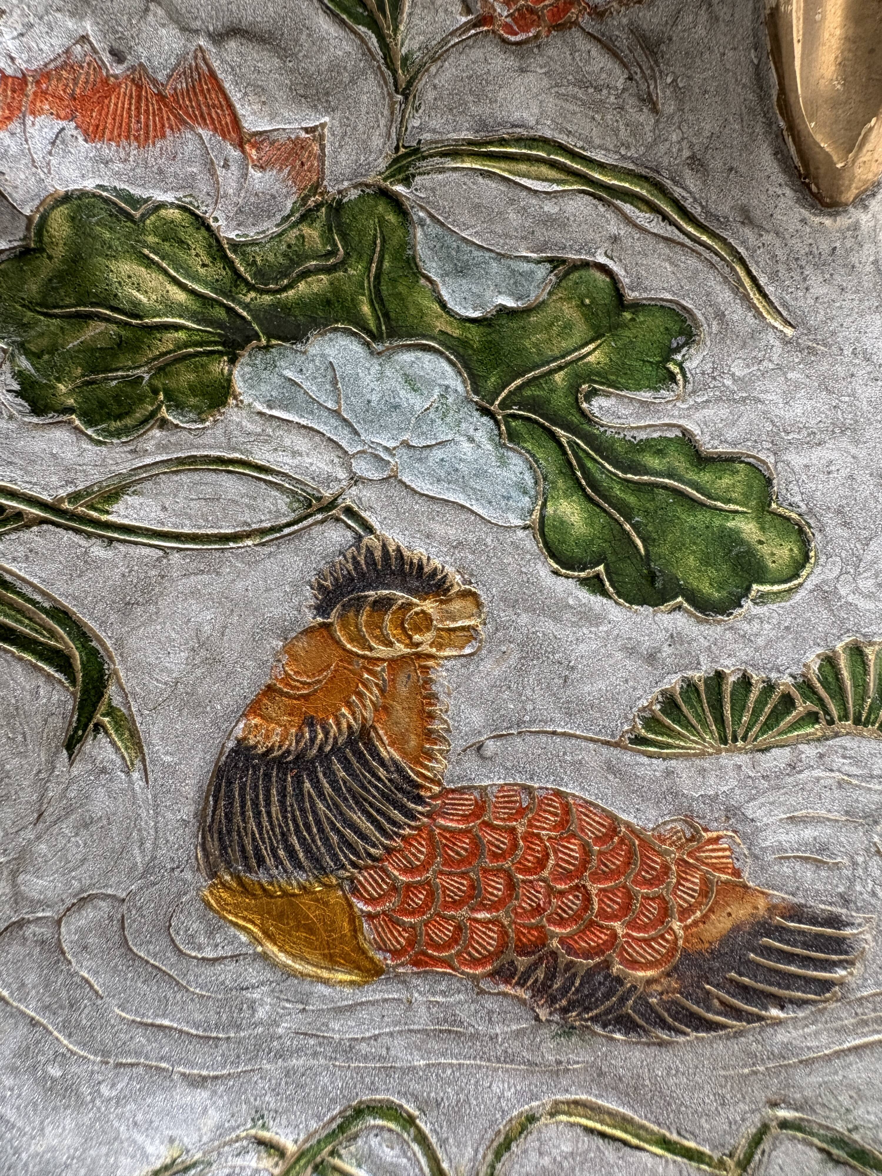 Old brass pocket emptier