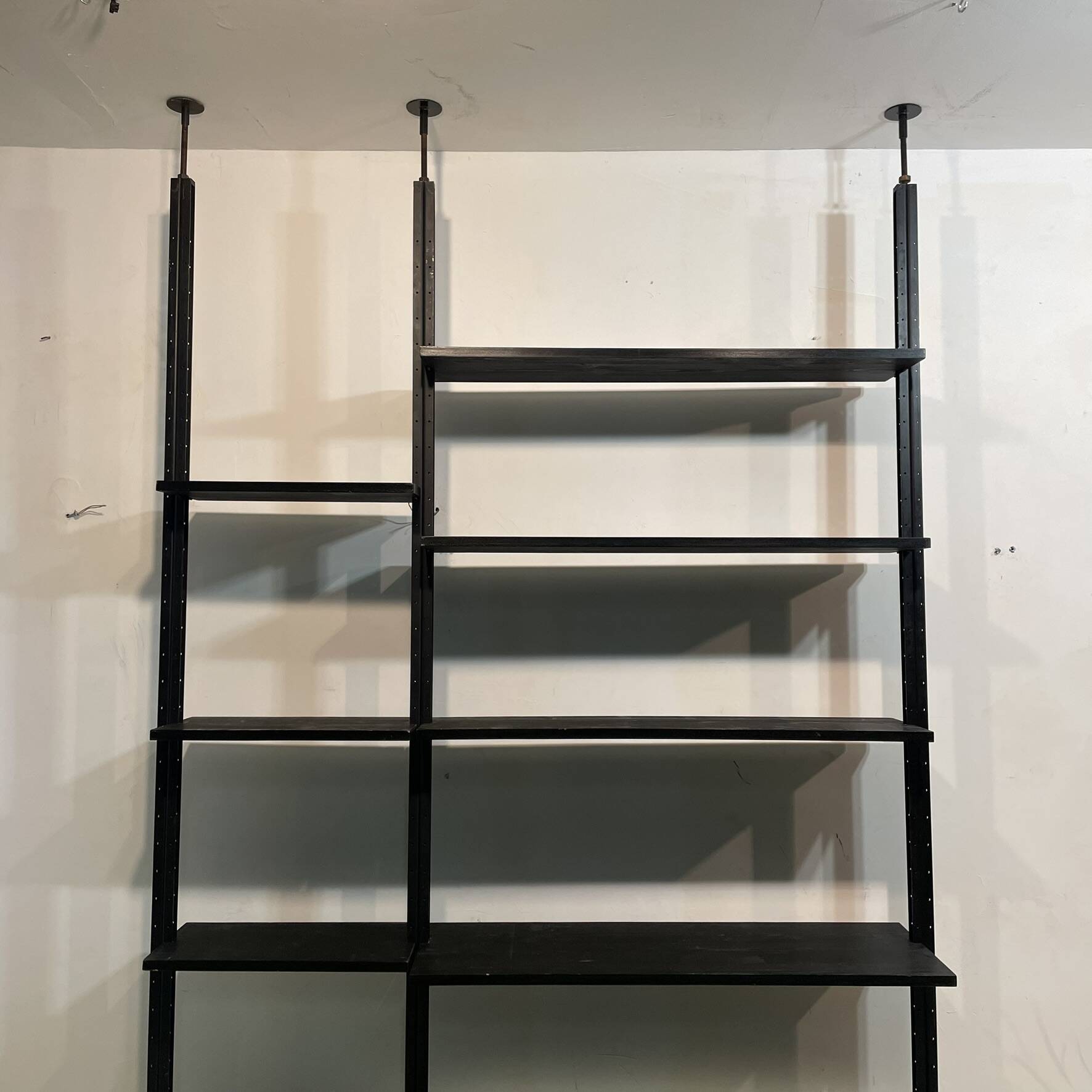 Wall Library or Floor/Ceiling in black wood