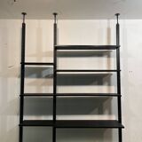 Wall Library or Floor/Ceiling in black wood