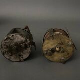 Two reel spools in their original 1900 box