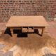 Coffee table with turned legs