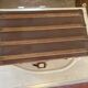 TRAVEL TRUNK RECTANGLE DEBUT XXE WOOD BROWN LEATHER SHEATH