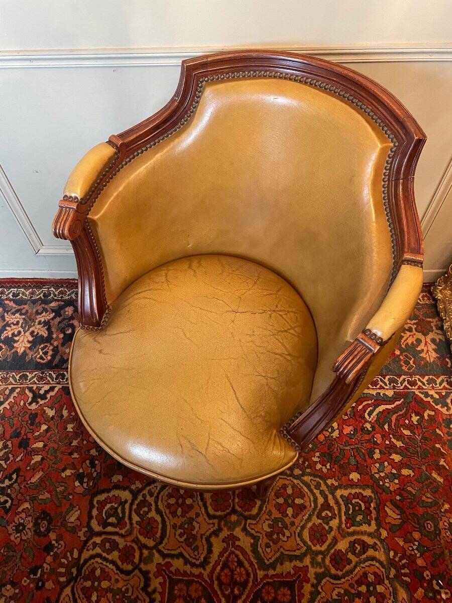 Fauteuil de bureau Tournant De Style Louis XVI