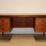 Scandinavian teak desk by Arne Vodder, 1960