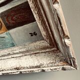 Tableau 1960 "The Card Game" signed D.G.