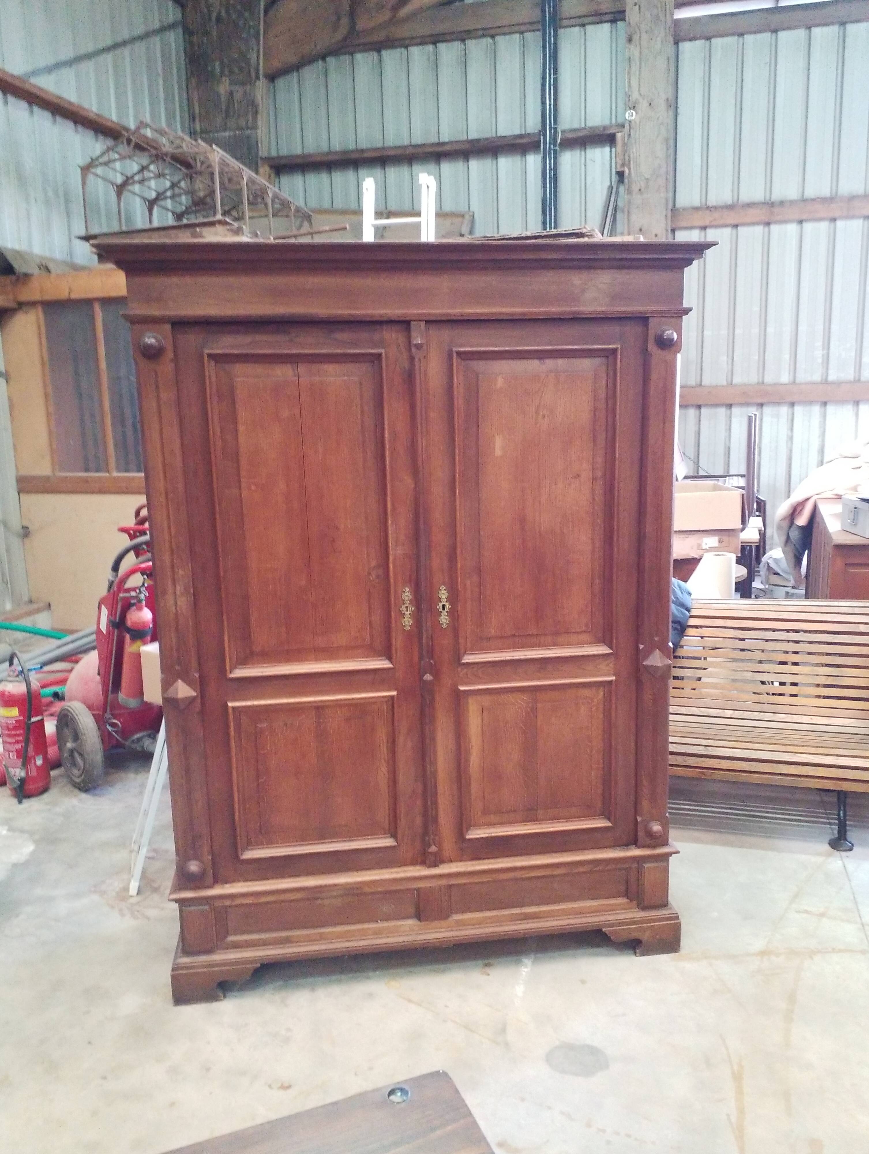 Oak cabinet