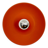Orange 1970s Ufo Wall or Ceiling Lamp from Staff