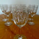 Vintage bistro stemmed glasses