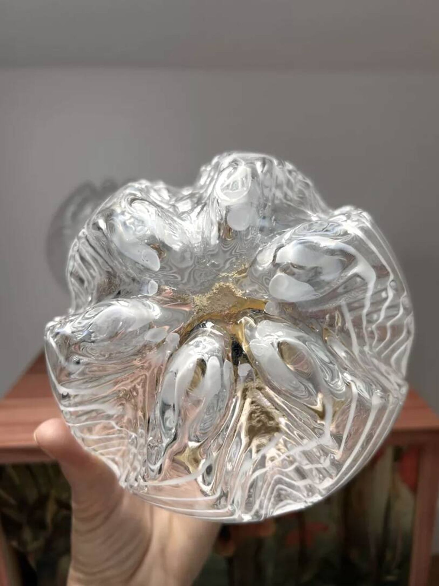 Pair of vintage globe wall lights