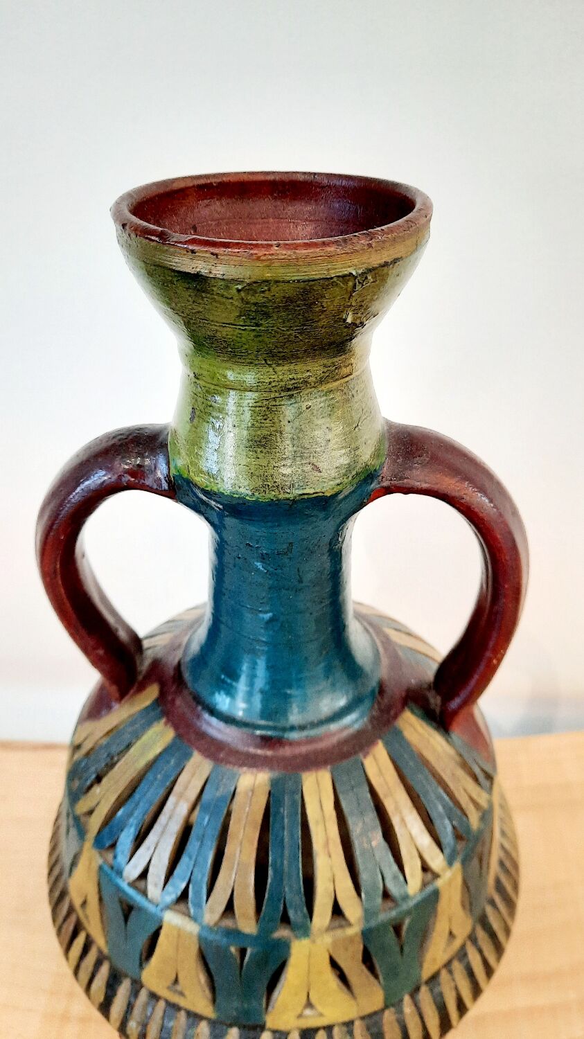 Vintage terracotta vase