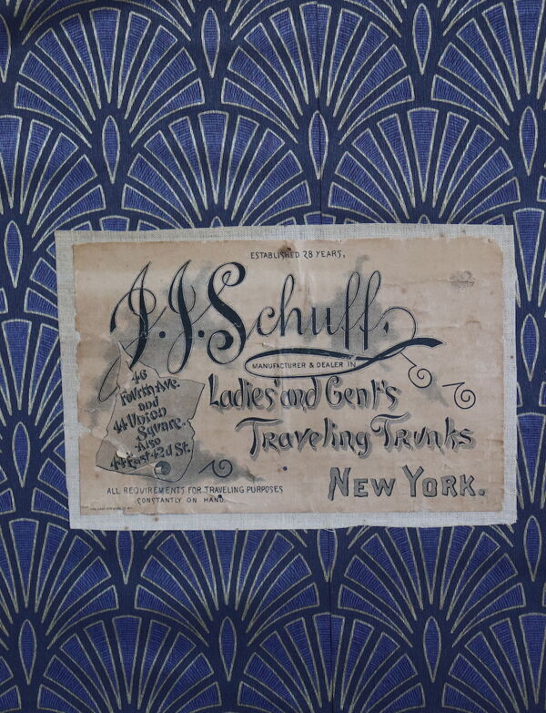 Malle de voyage de Jacob J.Schuff