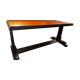 Table basse acajou et cuir  XIX eme
