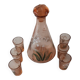 Carafe vintage et ses 6 petits verres