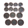 Silver-decorated service plates
