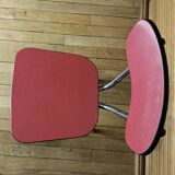 Vintage Formica chair 1950/60 red