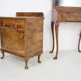 1920, antique makeup vanity with cabinet, Czechoslovakia