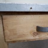 Bistro table zinc tray 185 cm