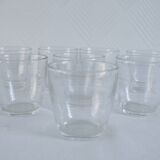 Set of 8 small Duralex glasses