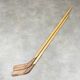Pair of vintage wood hockey sticks