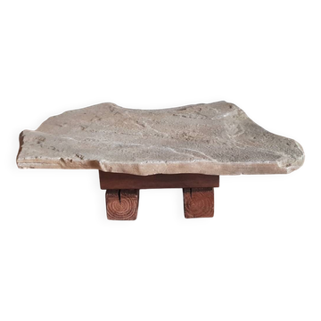 Table basse en pierre naturelle