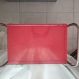 Red formica serving trolley