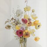 Watercolor bouquet of flowers
