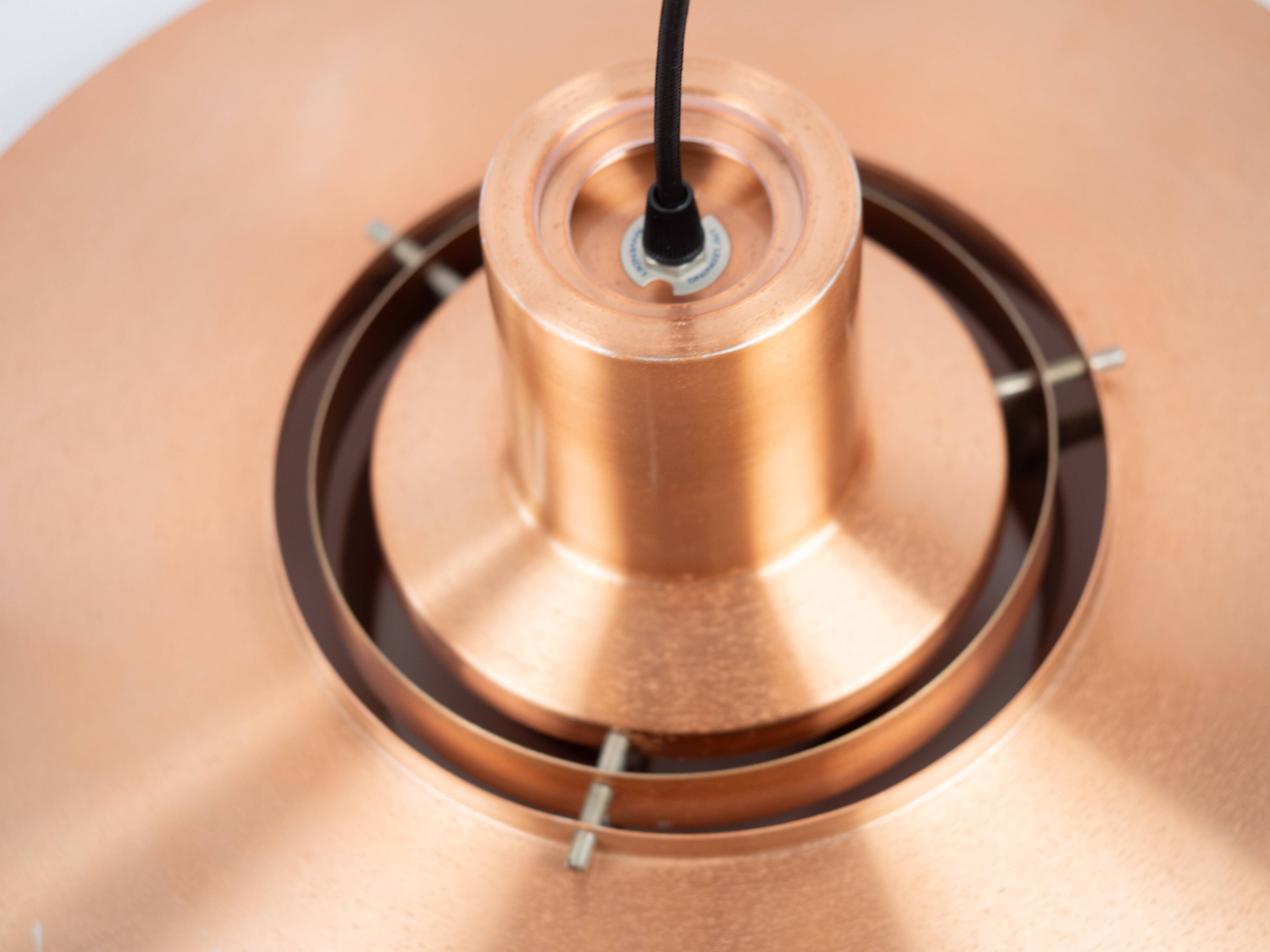 Danish vintage P376 pendant lamp by Fabricius and Kastholm. Nordisk Solar,