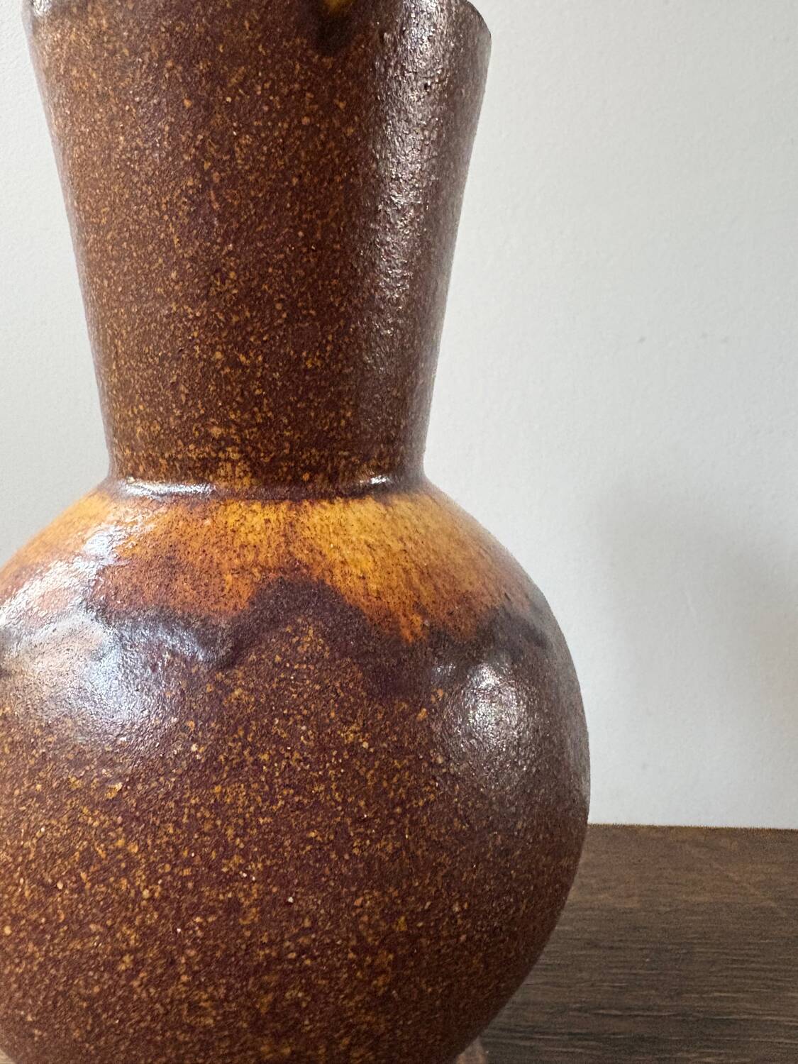 Ceramic vase, Accolay pottery, 1960s