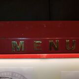 Old menu holder easel