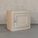 White bedside table chest style