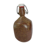 Bouteille en grès pyrité