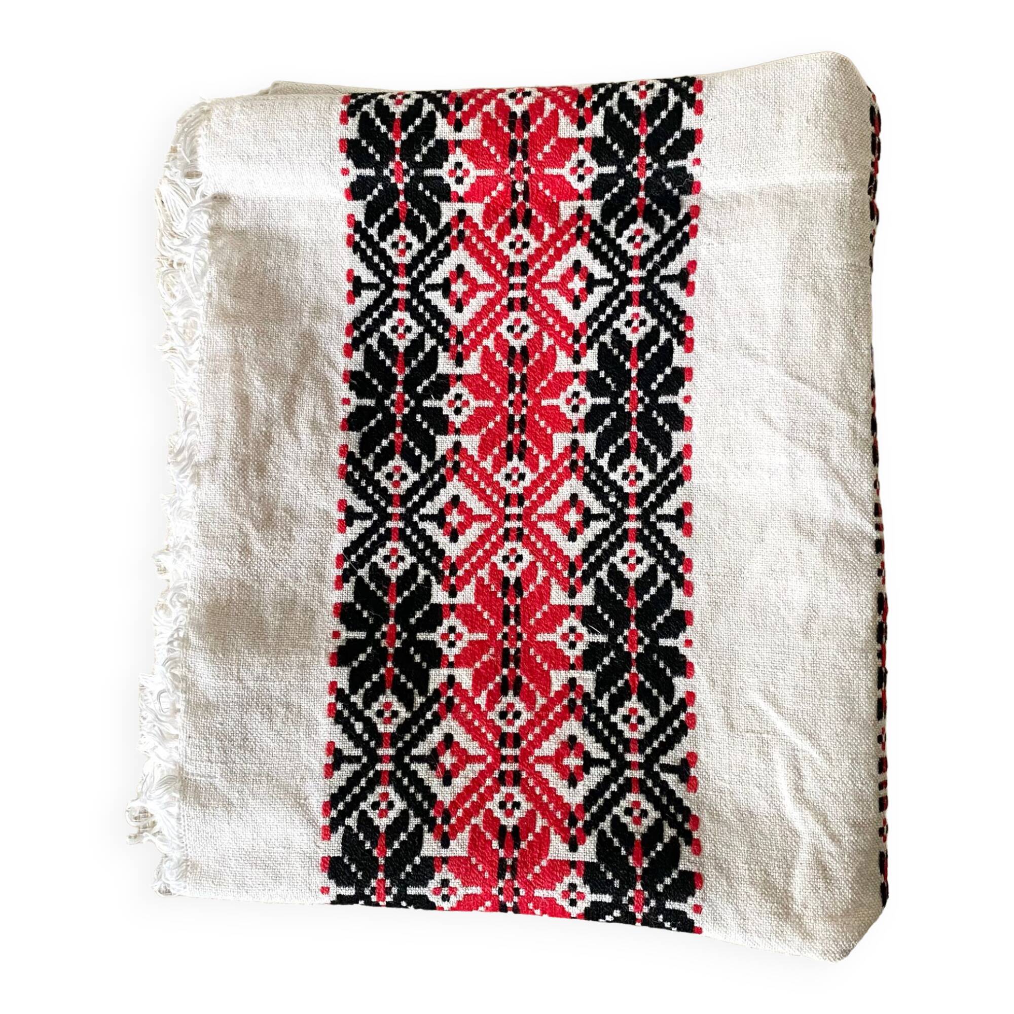 Woven cotton centerpiece 40 X 86