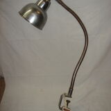 Silver metal workshop lamp