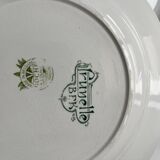 Set of 10 "Prunelle" plates Boch La Louvière