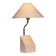 Marble and steel table lamp from Bergboms Scanlicht, 1970s, Sweden