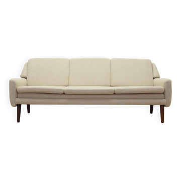 Cream sofa, Danish design, 1970s, production: Denmark