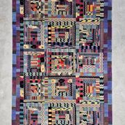 Vintage hand-knotted rug model Orion by Ottavio Missoni for Missoni