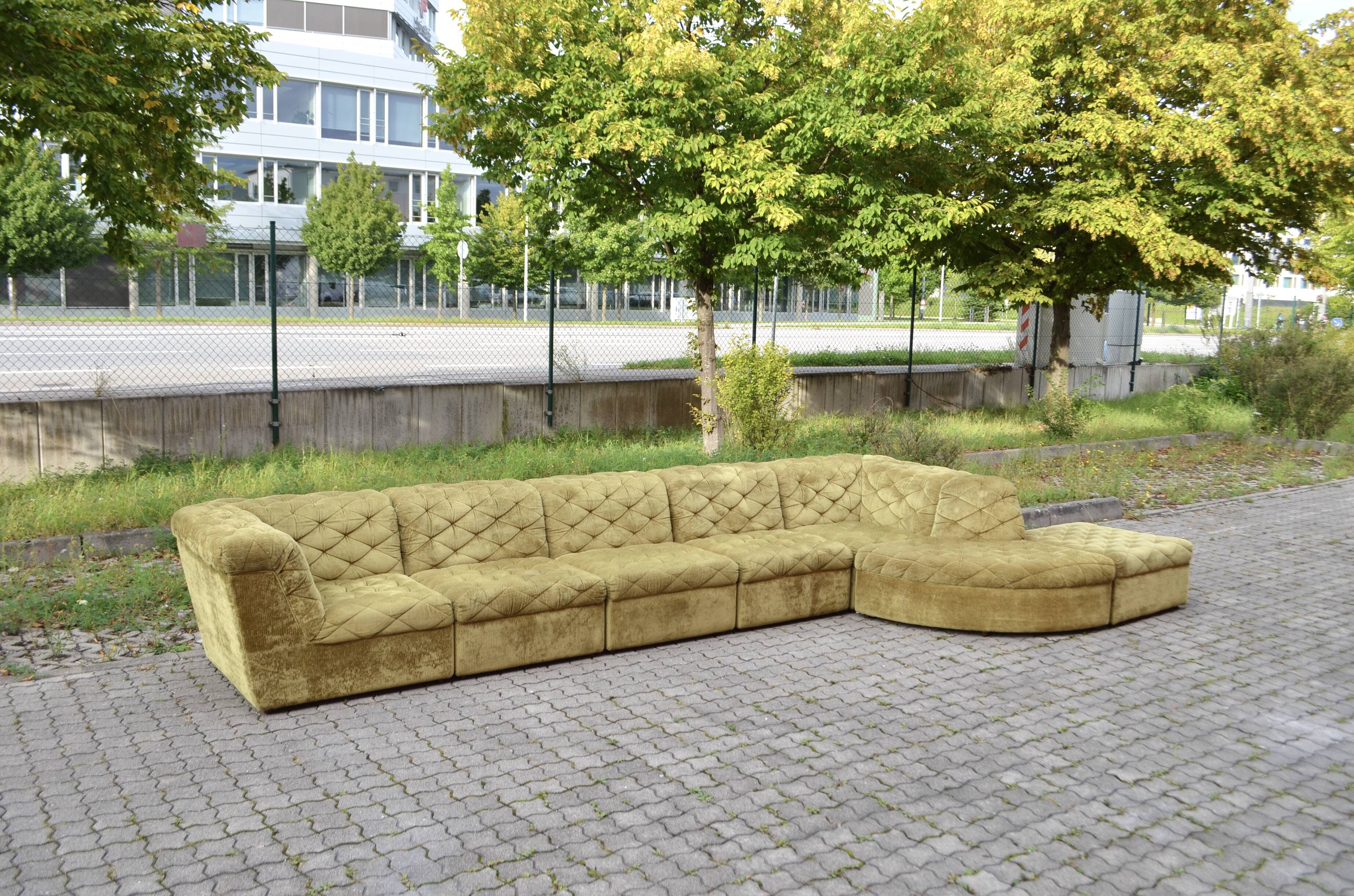 Vintage Laauser Modular Sofa green