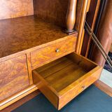 EMPIRE style mahogany secretary with detached columns